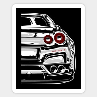 Nissan R35 GTR Liberty Walk (White Print) Magnet